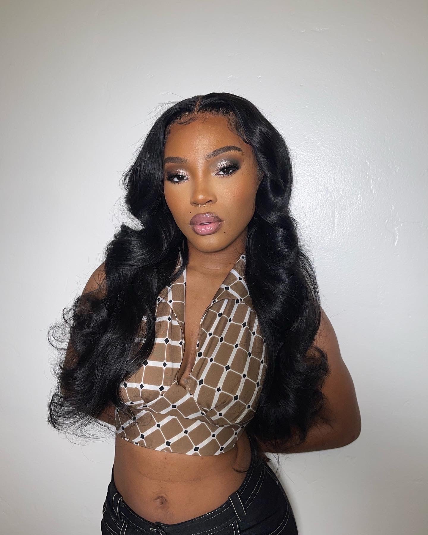 BODY WAVE HD LACE FRONTAL WIG – 180% DENSITY