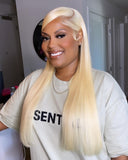 613 BLONDE STRAIGHT HD LACE FRONTAL WIG – 180% DENSITY